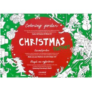 Christmas Factory - Plakát omalovánka - neuveden