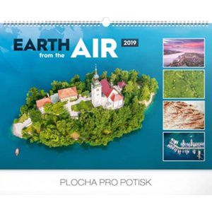 Kalendář nástěnný 2019 - Země ze vzduchu, 48 x 33 cm - neuveden