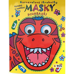 Dinosauři - Karnevalové škrabošky Masky - neuveden