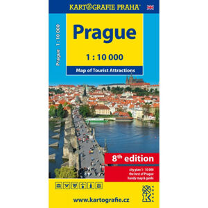 Prague - Map of Tourist Attractions 1:10 tis. - neuveden