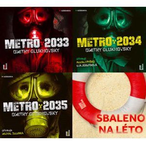 Metro trilogie - CDmp3 (komplet Metro 2033, Metro 2034, Metro 2035) - Glukhovsky Dmitry