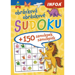 Sudoku pro děti + 150 samolepek / Sudoku pre deti + 150 samolepiek – žlutý sešit / žľtý zošit - neuveden