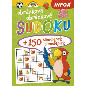 Sudoku pro děti + 150 samolepek / Sudoku pre deti + 150 samolepiek – zelený sešit / zelený zošit - neuveden