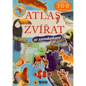 Atlas zvířat - 300 samolepek - neuveden