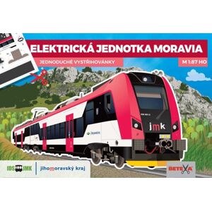 Elektrická jednotka Moravia - Jednoduché vystřihovánky - neuveden