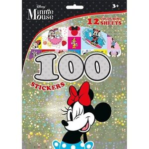 Minnie - 100 samolepek s omalovánkovými listy (1) - neuveden