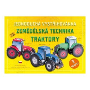 Zemědělská technika TRAKTORY - Jednoduchá vystřihovánka (1) - neuveden