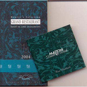 Maurer´s Selection - Grand Restaurant 2004 - based on your assessments - Maurer Pavel