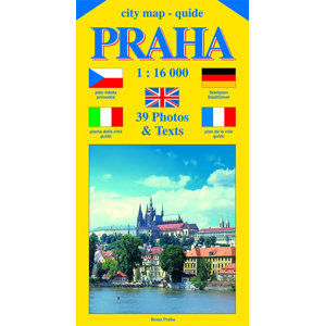 City map - guide PRAHA 1:16 000 (čeština, angličtina, italština, němčina, francozština) - Beneš Jiří