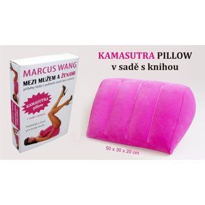 Kamasutra pillow v sadě s knihou Mezi mužem a ženami - Wang Marcus