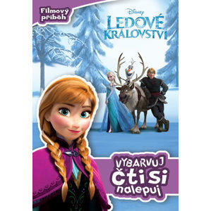 Ledové království - Filmový příběh: vybarvuj, čti si, nalepuj - Disney Walt