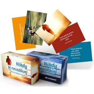 Nikdy se nevzdávej / Inspirace pro každodenní výzvy života - karty - Chinmoy Sri